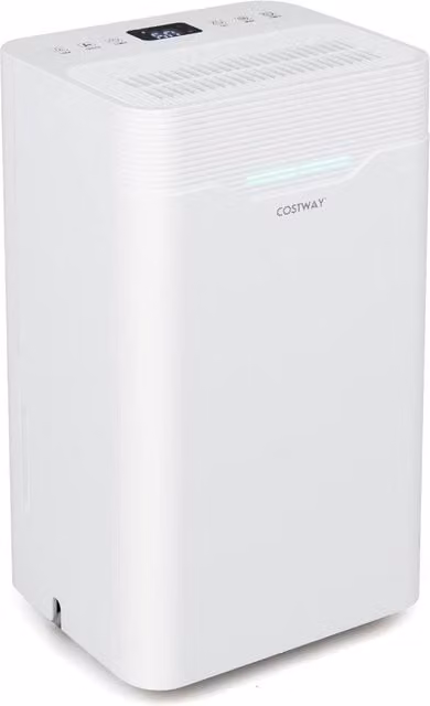 Costway 12.5 L Dehumidifier for Basements up to 35 m2 in White – 1