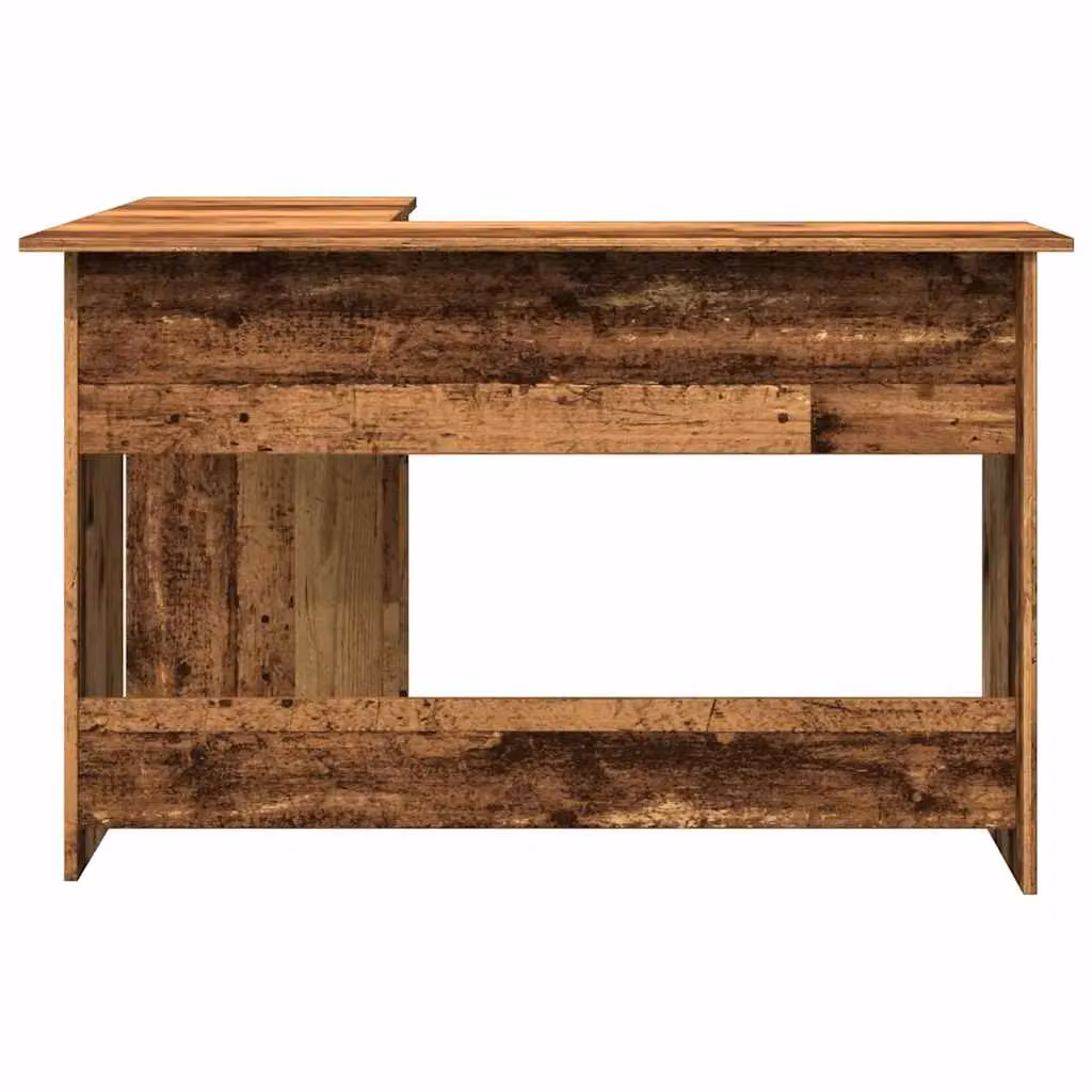Berkfield Home Corner Desk in Brown, W/D/H: 120 x 140 x 75 cm – 4