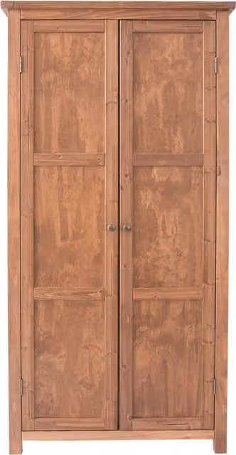 Cabinet Bits Padua 2 Door Wardrobe in Brown Lacquered Pine
