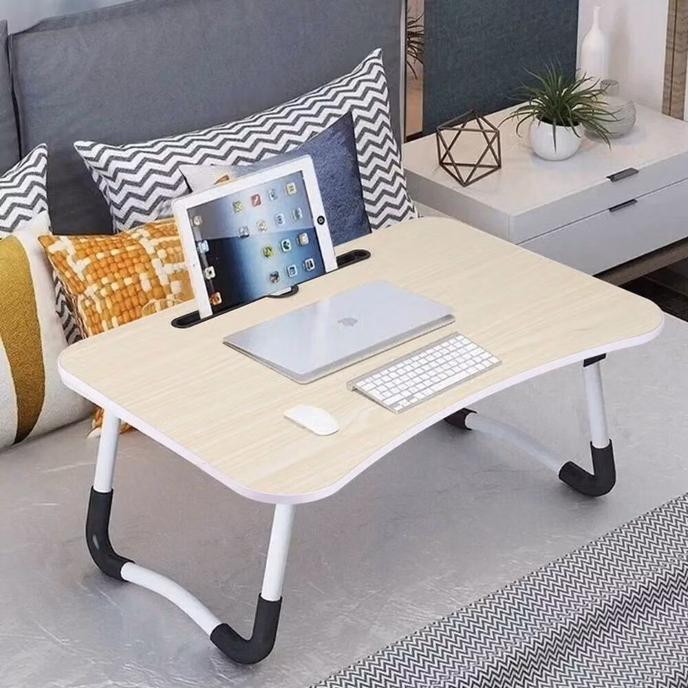 KORVIXA Portable Folding Laptop Bed Table in Brown – 2