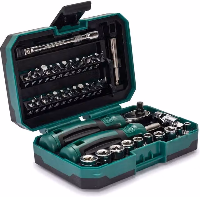 Havendro Ratchet Wrench and Socket Spanner Set in Green