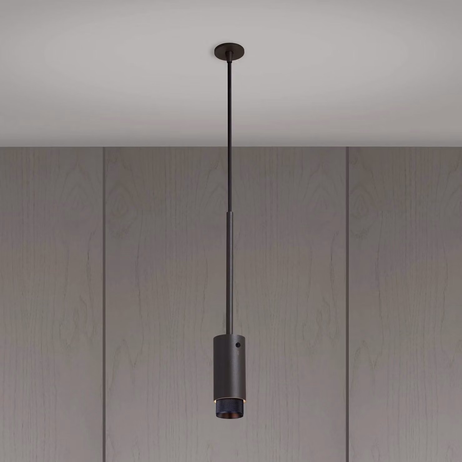 Buster + Punch Exhaust Pendant Spotlight in Grey Metal