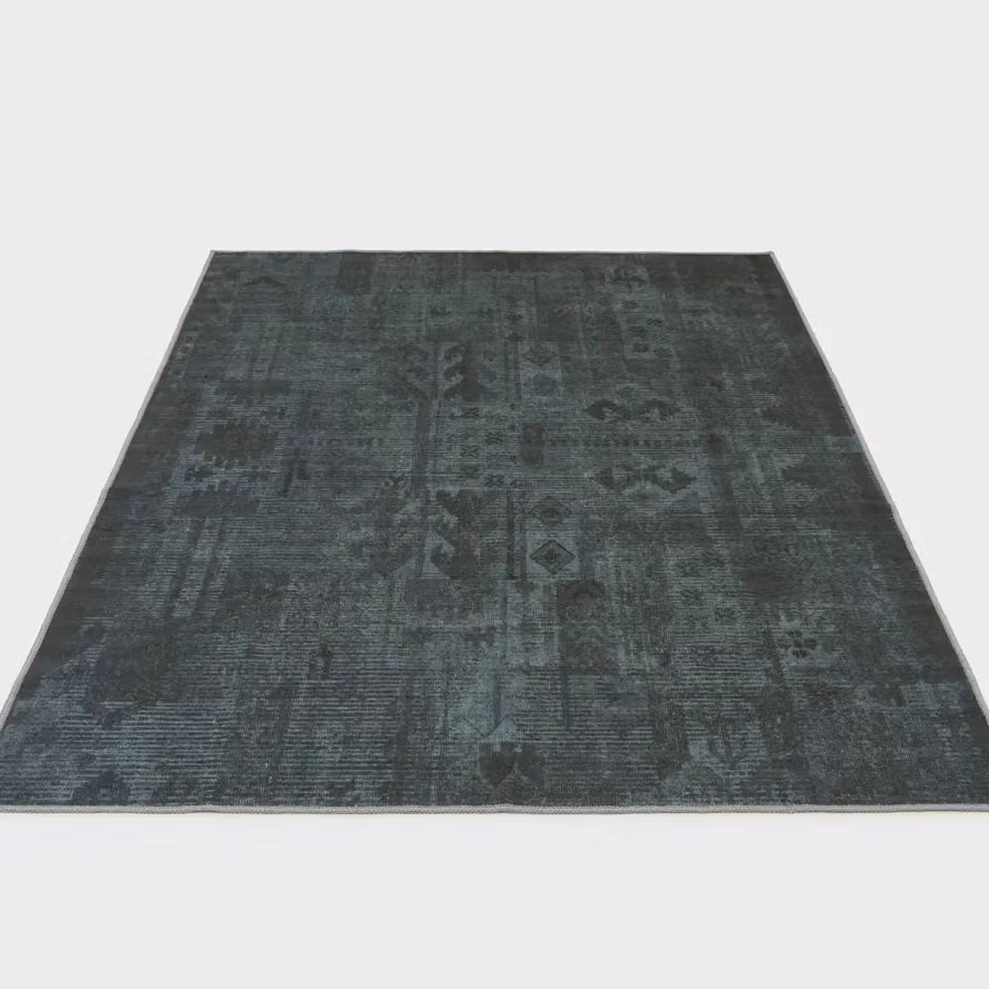 Kukoon Green Aztec Tribal Washable and Non-Slip Distressed Area Rug, W/D/H: 160 x 230 cm – 3