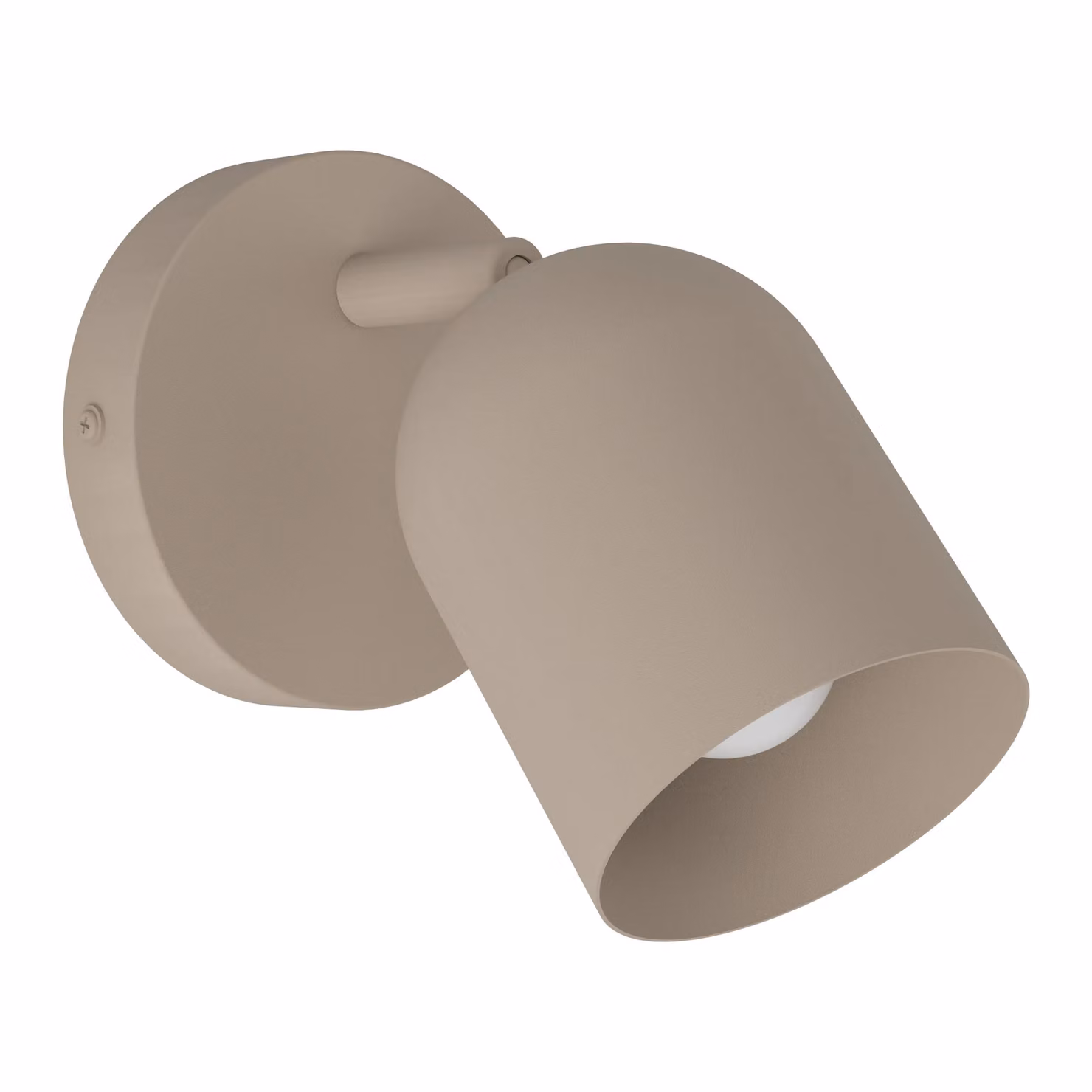 Eglo Tilston Minimalist Single Steel Wall Spotlight in Sand – 2