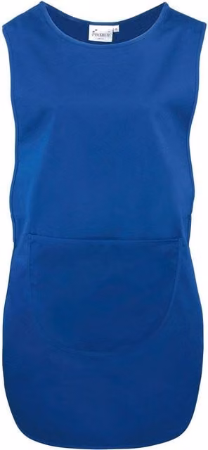 Premier Plain Pocket Tabard in Blue, Medium, Poly-Cotton