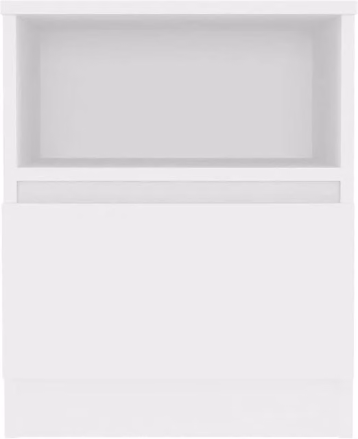 Berkfield Home White Wall Mounted Bed Cabinet, W/D/H: 40 x 40 x 50 cm
