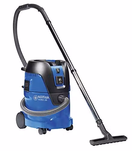 Nilfisk Aero 26 Wet and Dry Vacuum Cleaner, Blue