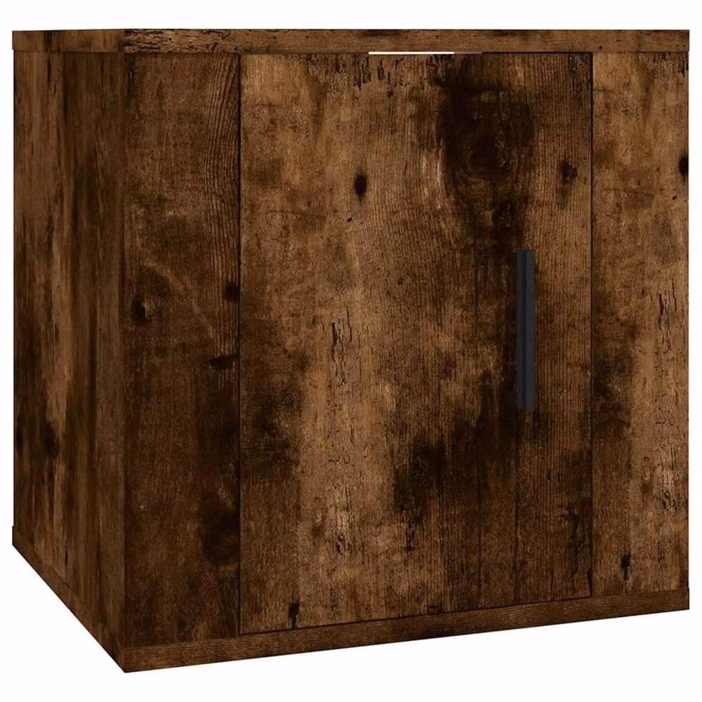 Berkfield Home Classic 2 Piece TV Cabinet Set in Smoked Oak Brown Engineered Wood – 4
