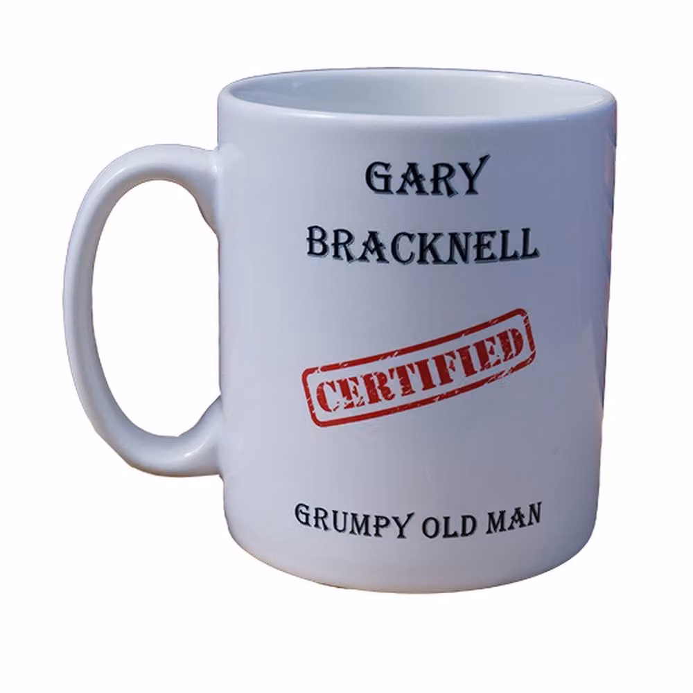 Uniqueful Personalised Grumpy Old Man Ceramic Mug for Adults, White – 2
