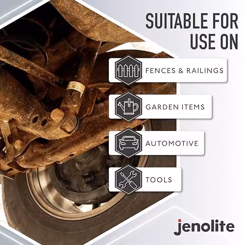 JENOLITE Rust Converter Liquid Trigger Spray, 1 l, Water-Based Corrosion Inhibitor and Metal Treatment for Cars – 3