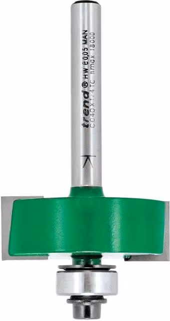 Trend C040 X 1 4 Tct Bearing Guided Rebater 35.0mm