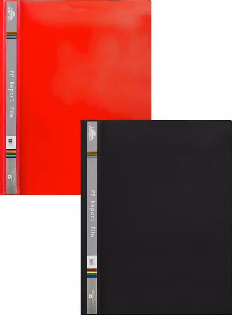 idoodle Essentials Red Clip Folder in Metal and Plastic