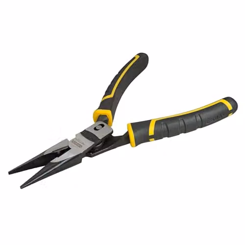 Stanley FatMax Compound Action Long Nose Pliers in Black and Yellow