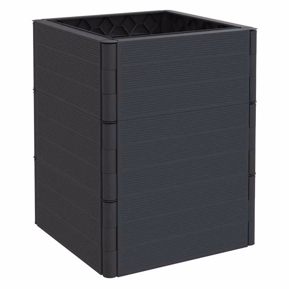 Berkfield Anthracite Plastic Garden Planter – 4