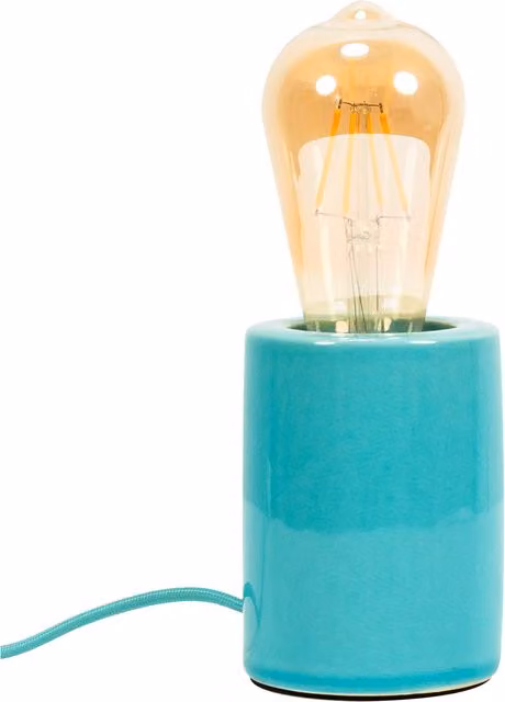 ValueLights Ceramic Candy Table Lamp in Green