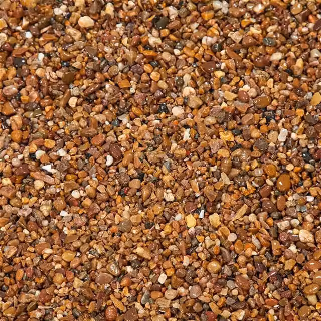 Suburban Stone Quartz Pea Gravel 10mm in Cream, Brown and Multicolour