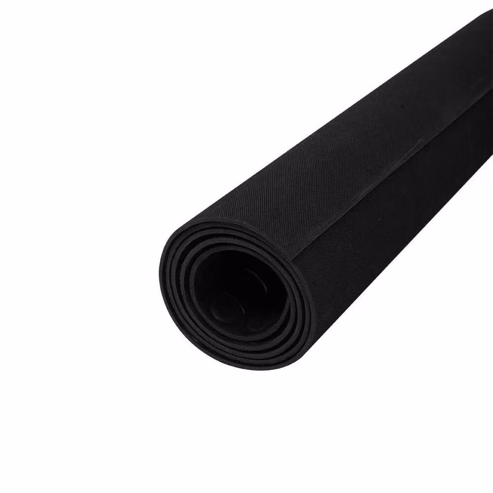 EONLION Anti Slip Rubber Flooring Matting in Black, W/D/H: 100 x 100 x 1.2 cm – 4