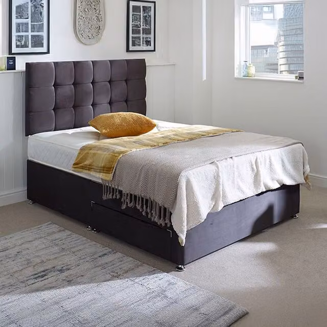 Mattress Online Classic Gold White Fabric Mattress, W/D/H: 120 x 200 x 1 cm