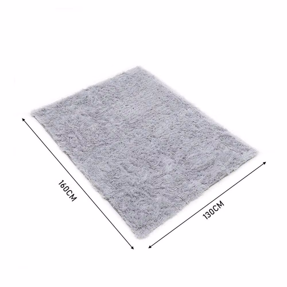 SPETLEK Grey Teddy Fleece Weighted Blanket for Kids Sensory Anxiety Relief, W: 130 cm, H: 160 cm – 2