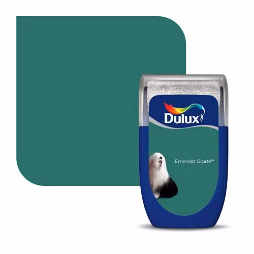 Dulux Walls and Ceilings Tester Paint, Emerald Glade Green, 30 ml