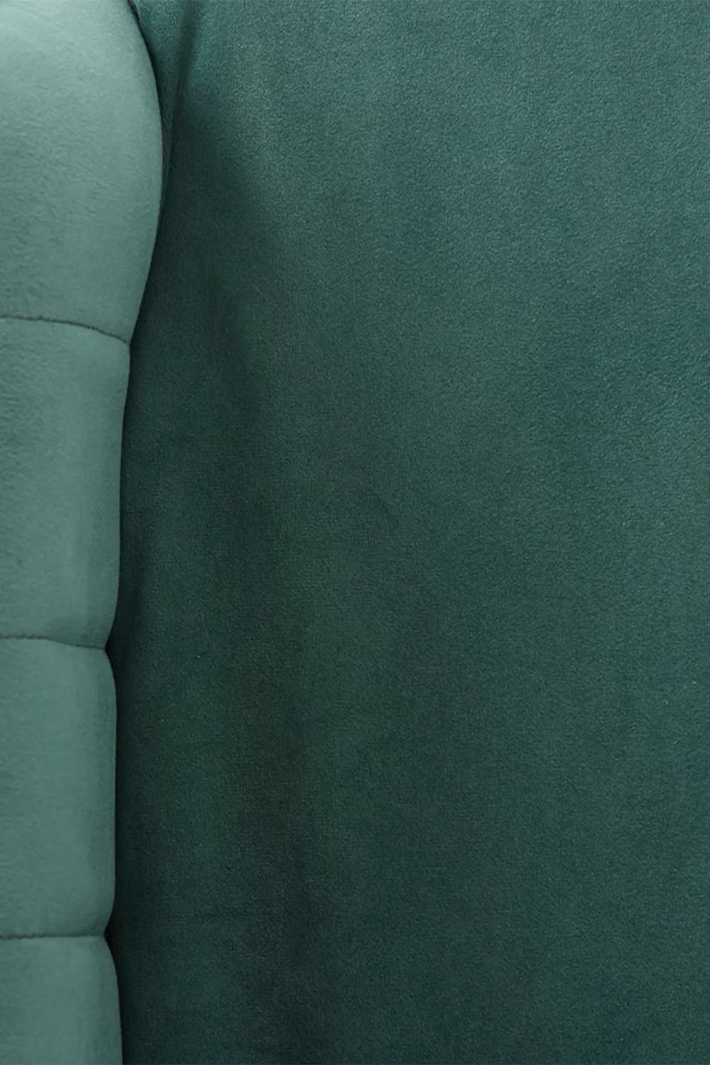 Living and Home Set of 2 Green Velvet Dining Chairs with Black Metal Legs – 4