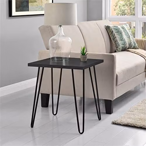 DHP Furniture Owen End and Side Table in Black – 2
