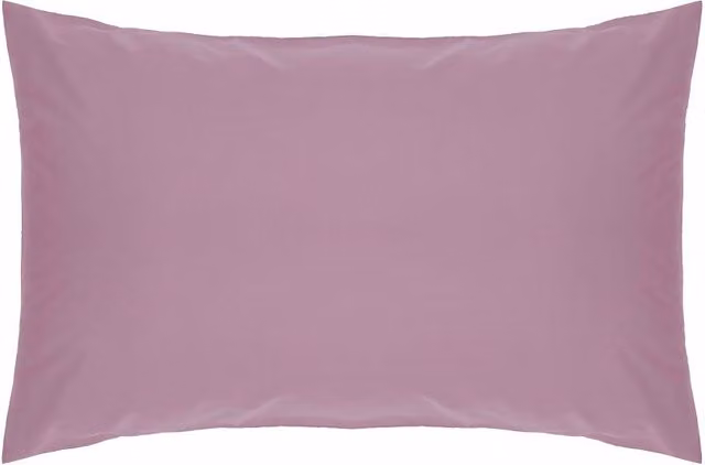 Belledorm Easy Care 200 Thread Count Cotton Polyester Percale Housewife Pillowcase in Pink