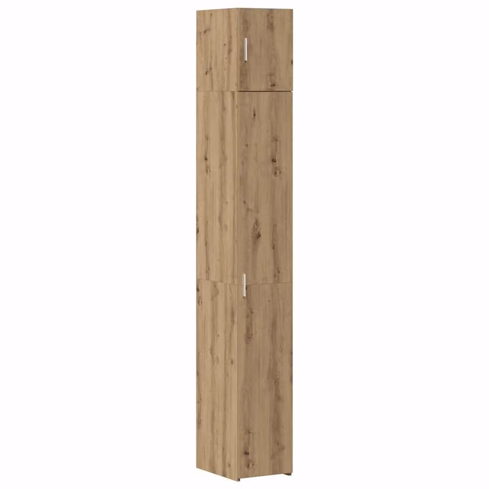 Berkfield Home Slim Storage Cabinet in Artisan Oak Brown, W/D/H: 30 x 42.5 x 225 cm – 2