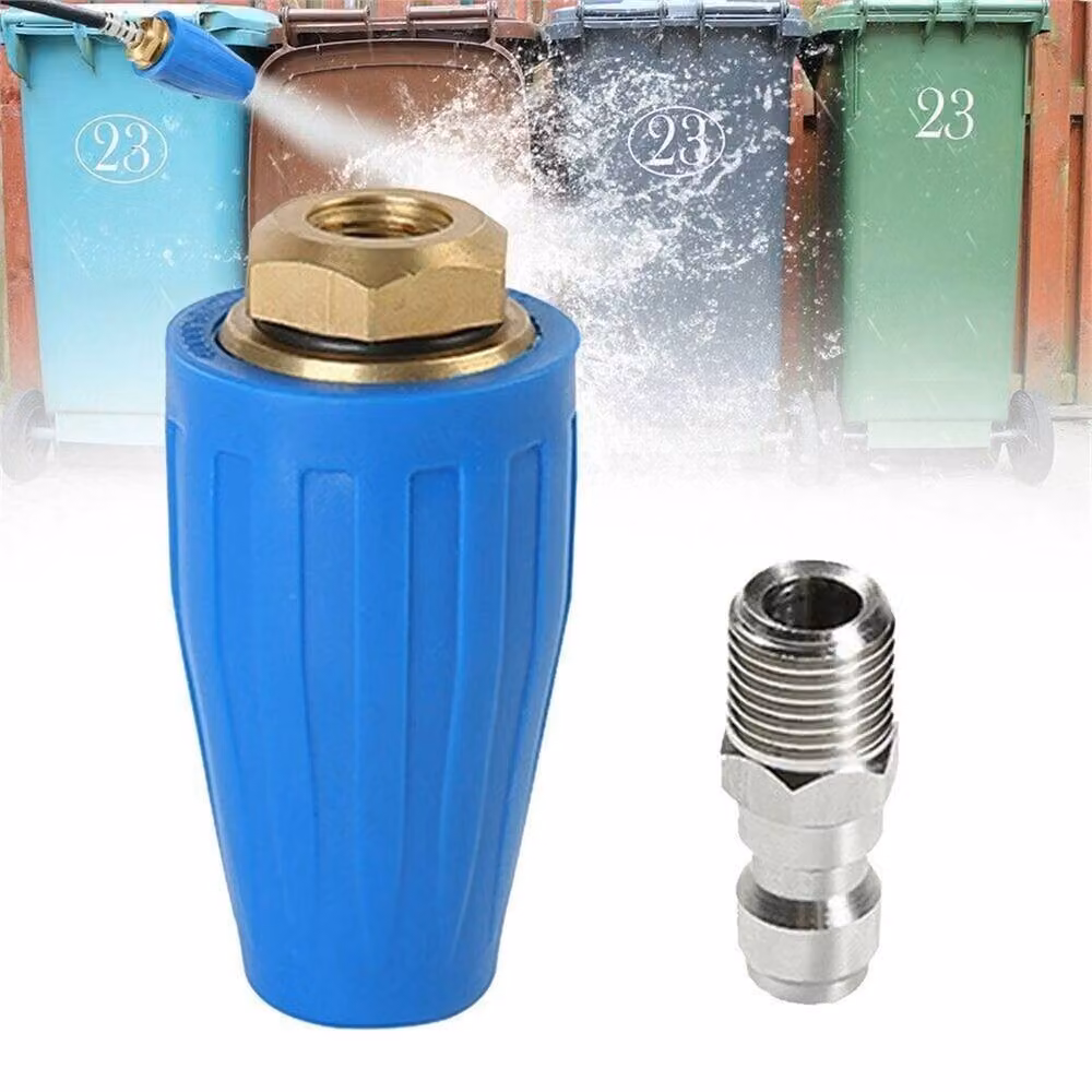NESTLUNE Blue 4000PSI Pressure Washer Turbo Nozzle with 360 Degree Rotating Spray – 3