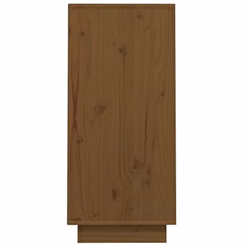 vidaXL Console Cabinet in Honey Brown Solid Pine Wood, W: 60 cm, D: 34 cm, H: 75 cm – 4