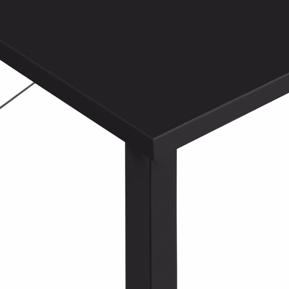 Berkfield Home Modern Computer Desk in Black, W/D/H: 80 x 40 x 72 cm – 4