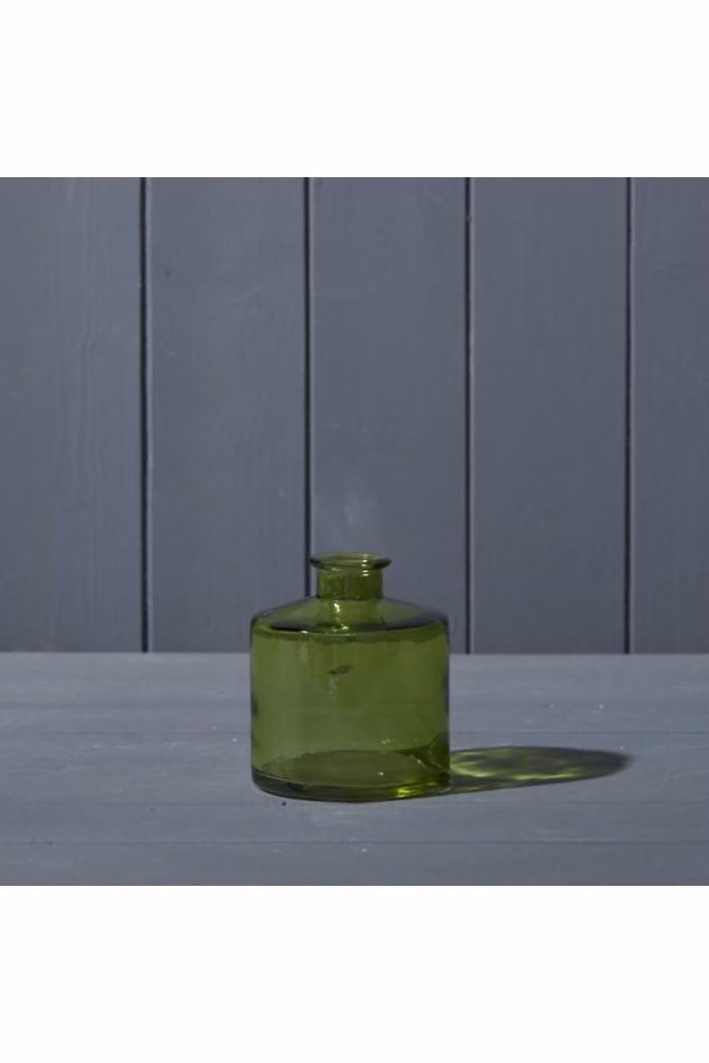 KDMD Vintage Round Green Glass Bottle – 2