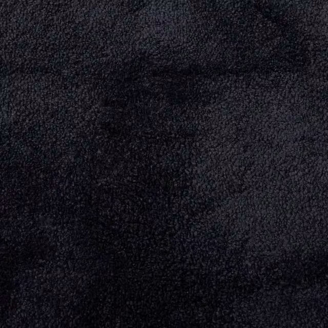 Berkfield Home Oviedo Short Pile Square Rug, Black, W/D: 120 x 120 cm