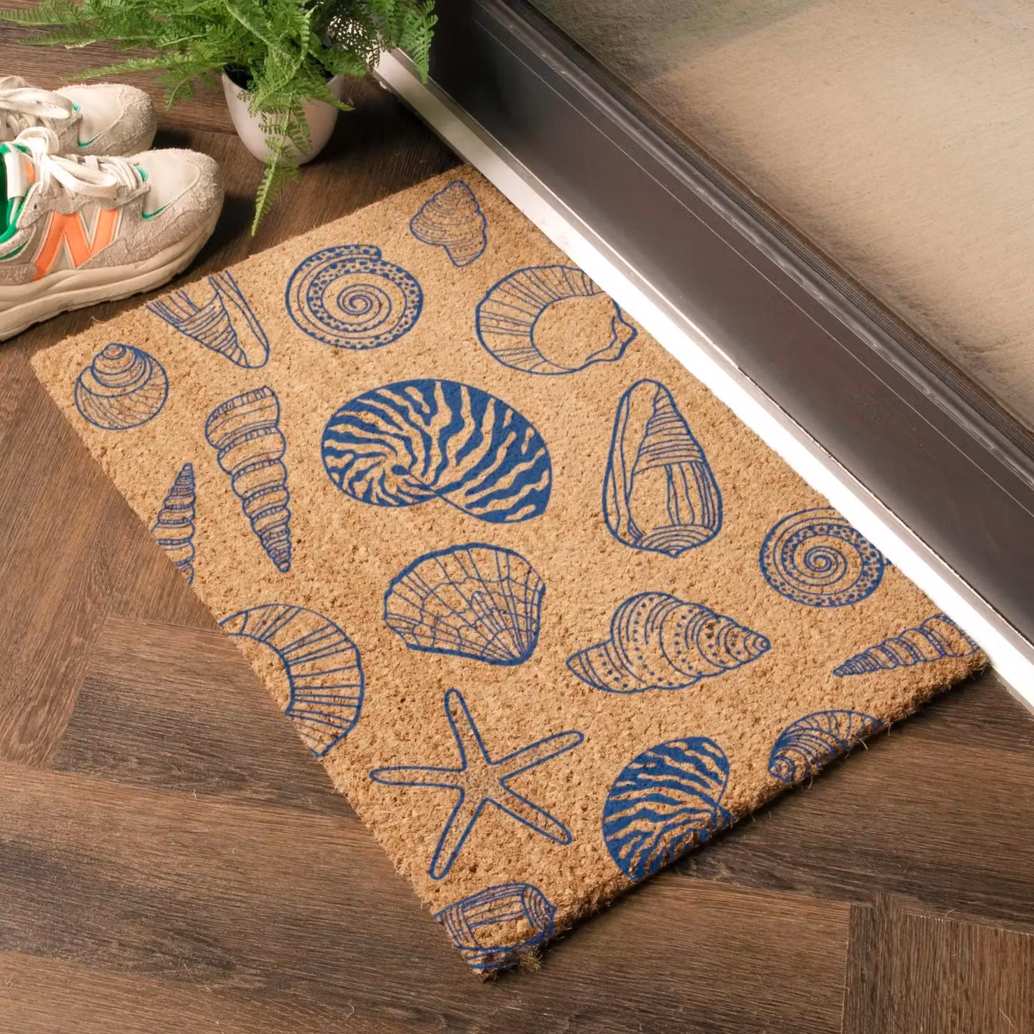 Artsy Mats Shells Doormat in Brown, W/D: 60 x 40 cm – 2
