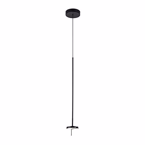 Netlighting Invisible LED Suspended Pendant Light, Matt Black, 765lm, 3000K, Dimmable