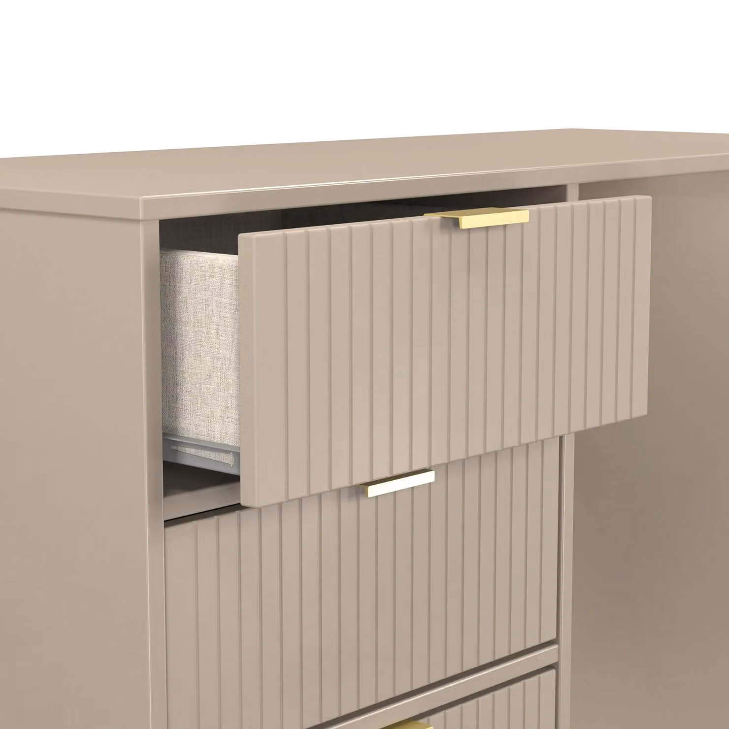 Ready Assembled 2 U Bexley 4 Drawer Vanity in Light Brown – 3