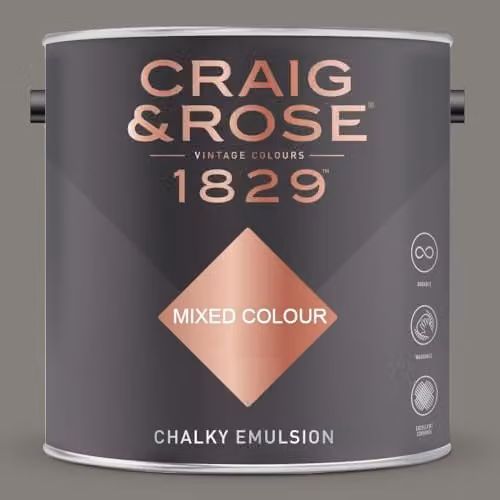 Craig & Rose 1829 Chalky Emulsion Paint in Chapelle, Matt Finish, 2.5 l