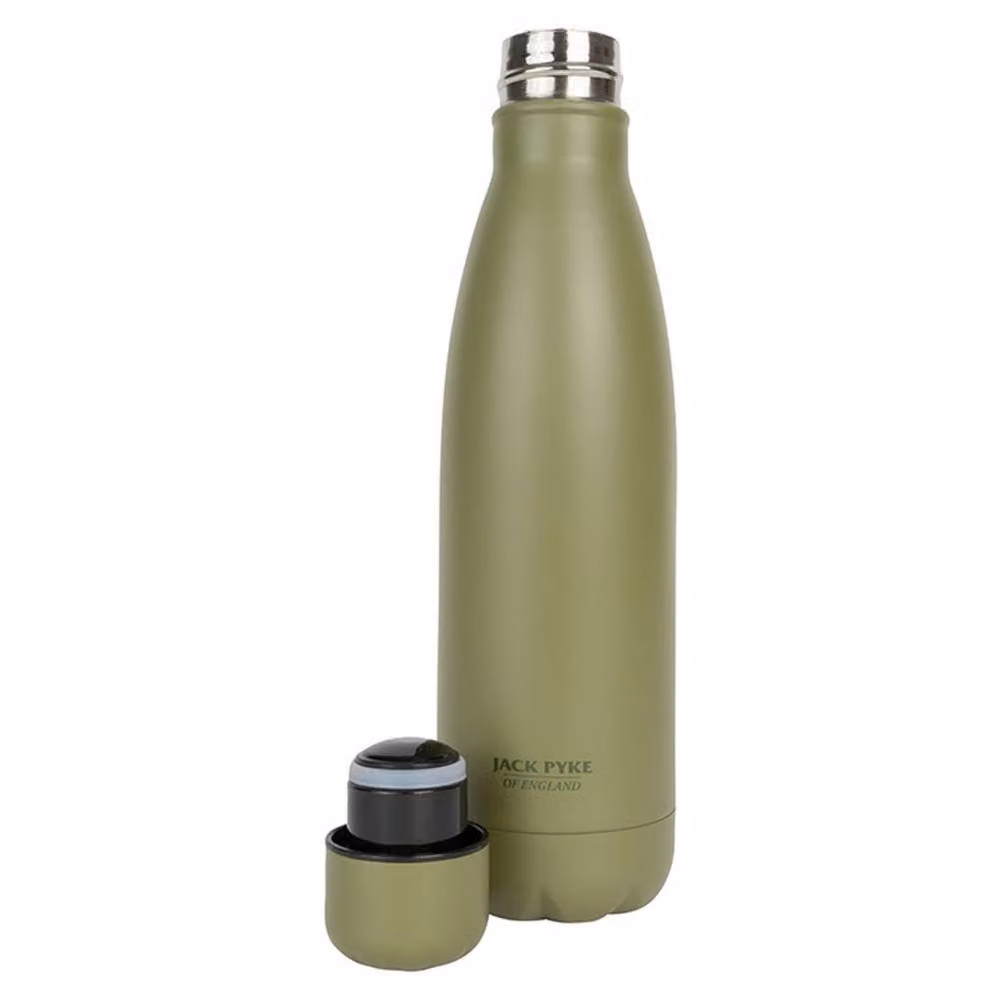 Jack Pyke Green Thermal Stainless Steel Water Bottle, 500ml – 3