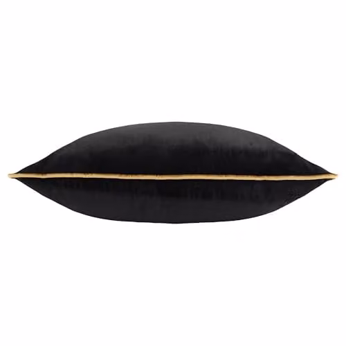 Riva Home Meridian Signature Collection Square Cushion in Black and Gold, 55 x 55 cm – 2