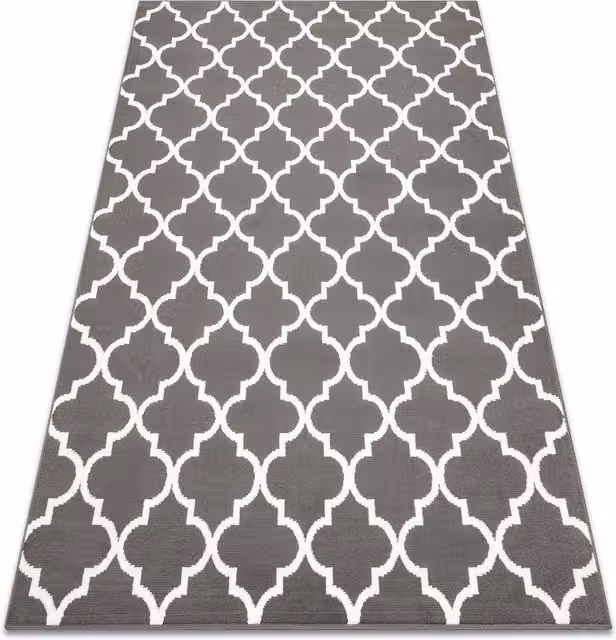 RugsX Morad Vintage Style Rectangular Rug in Grey, W: 200 cm, D: 300 cm – 1
