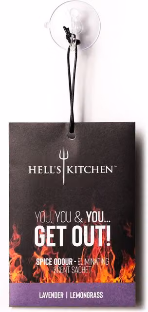 Hell's Kitchen Lavender and Lemongrass Scented Sachets, Black, 6 Pack – 4