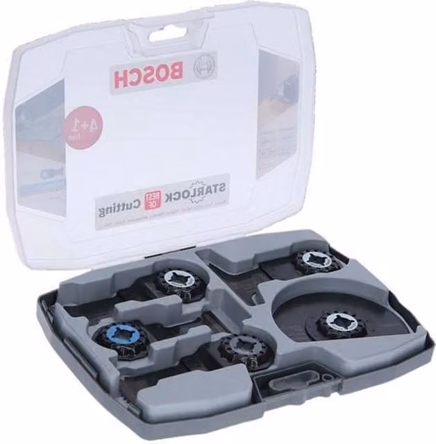 Bosch Starlock 5 Piece Bimetal Cutting Set for Wood and Metal in Grey