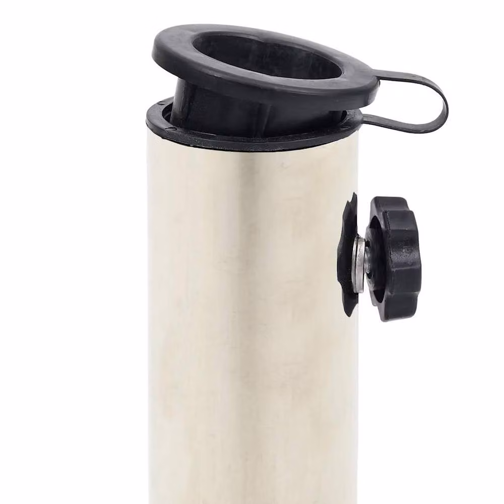 Berkfield Home Black Granite Parasol Umbrella Base W: 40 cm, D: 28 cm, H: 4 cm – 2