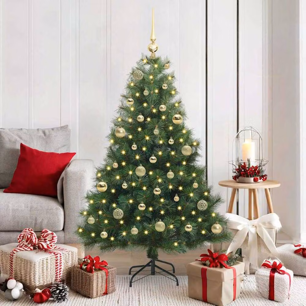 Berkfield Home Realistic Artificial Christmas Tree with 150 LEDs, Green, Height: 150 cm – 2