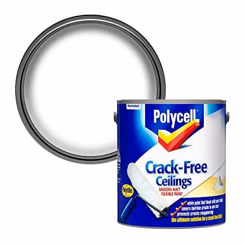 Polycell Crack-Free Ceilings Smooth Matt White 2.5L