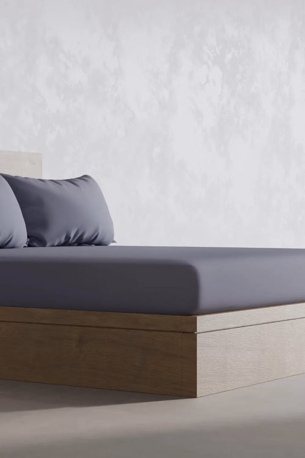 Panda London Antibacterial and Breathable 100% Bamboo Pillowcases in Grey – 3