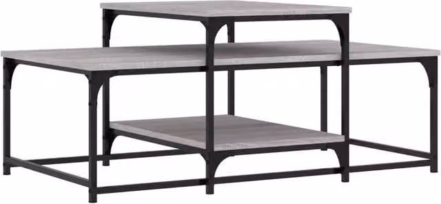 Berkfield Home Grey Sonoma Coffee Table, W/D/H: 102 x 60 x 45 cm