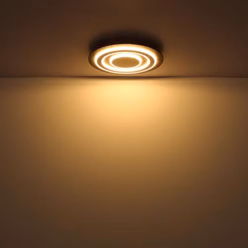 Netlighting Globo Lighting Modern Round LED Ceiling Light in Anthracite Grey, D 32 cm – 5