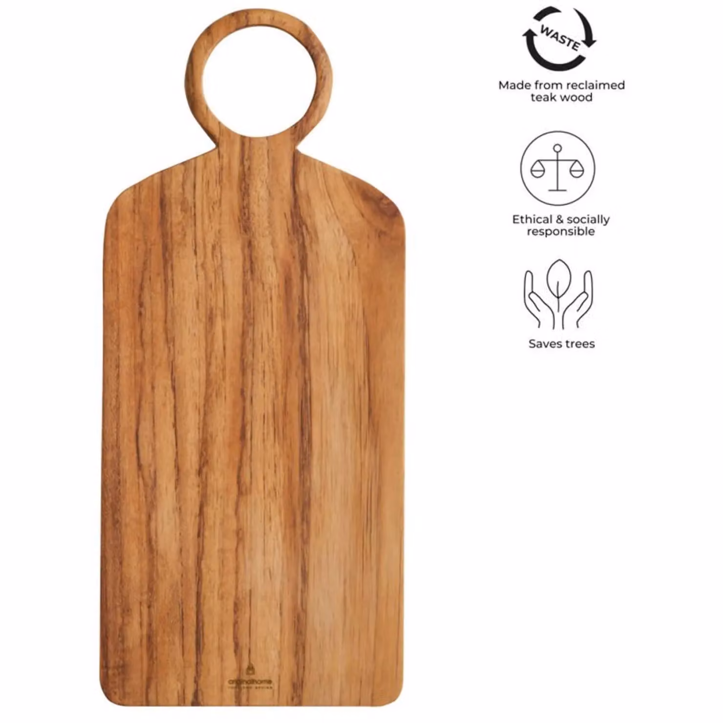 Originalhome Rectangular Wood Cutting Board in Brown – 2