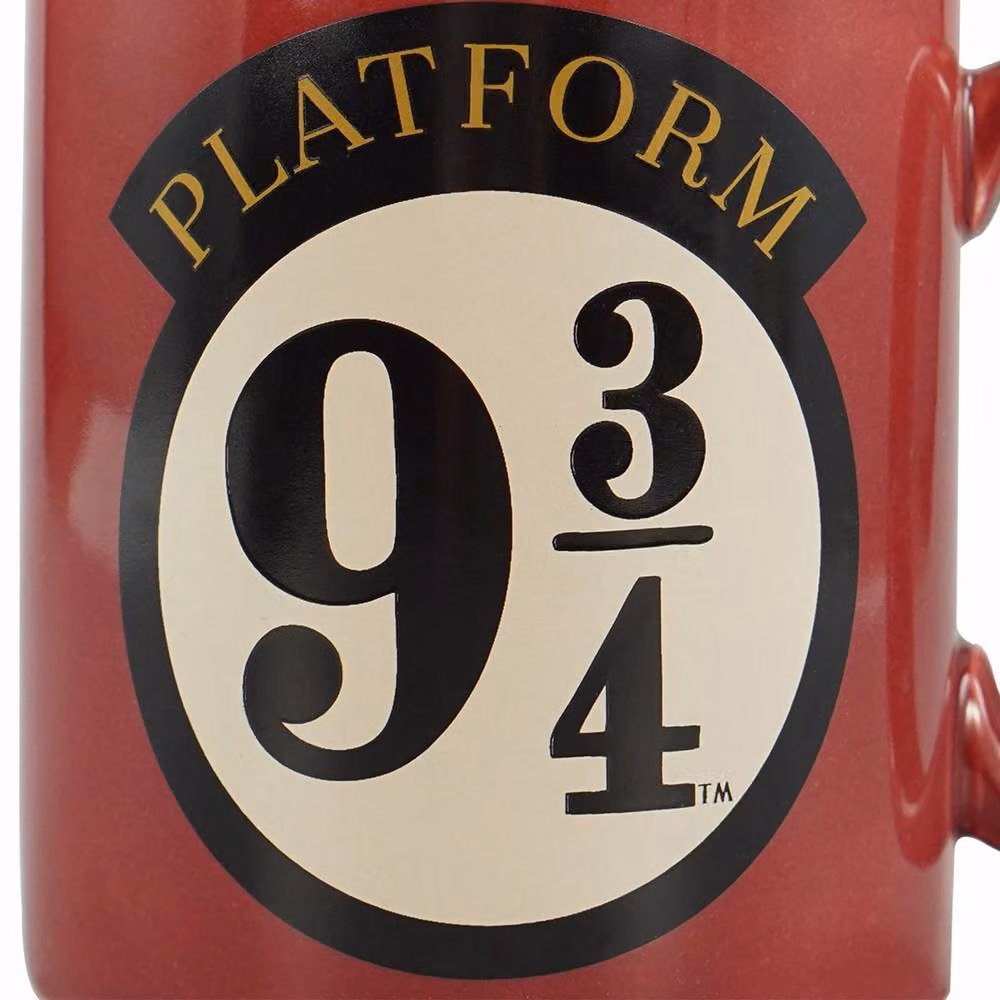 Half Moon Bay Harry Potter Platform 9 3/4 Ceramic Mug, 400ml, Red and Multicolour – 4